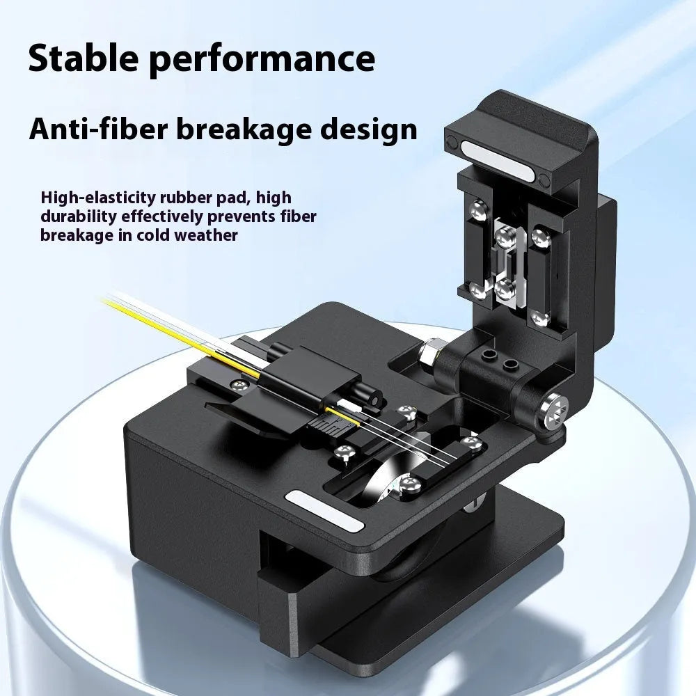 HB-08 fiber cutter welding tool compact handheld 90x80mm optical fibre cutting machine