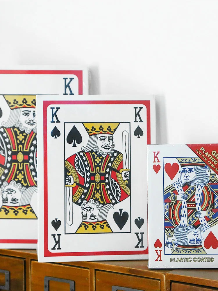 Large size playing cards for table games like Fighting Landlord, showing oversized format