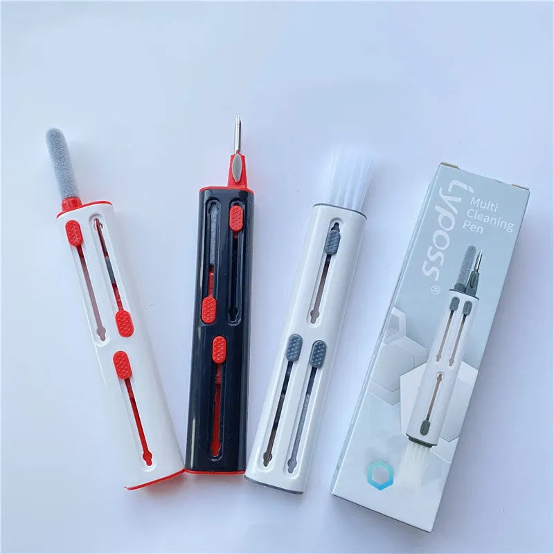 Multifunctional cleaning pen for AirPods Pro and Bluetooth earphones with four cleaning heads
