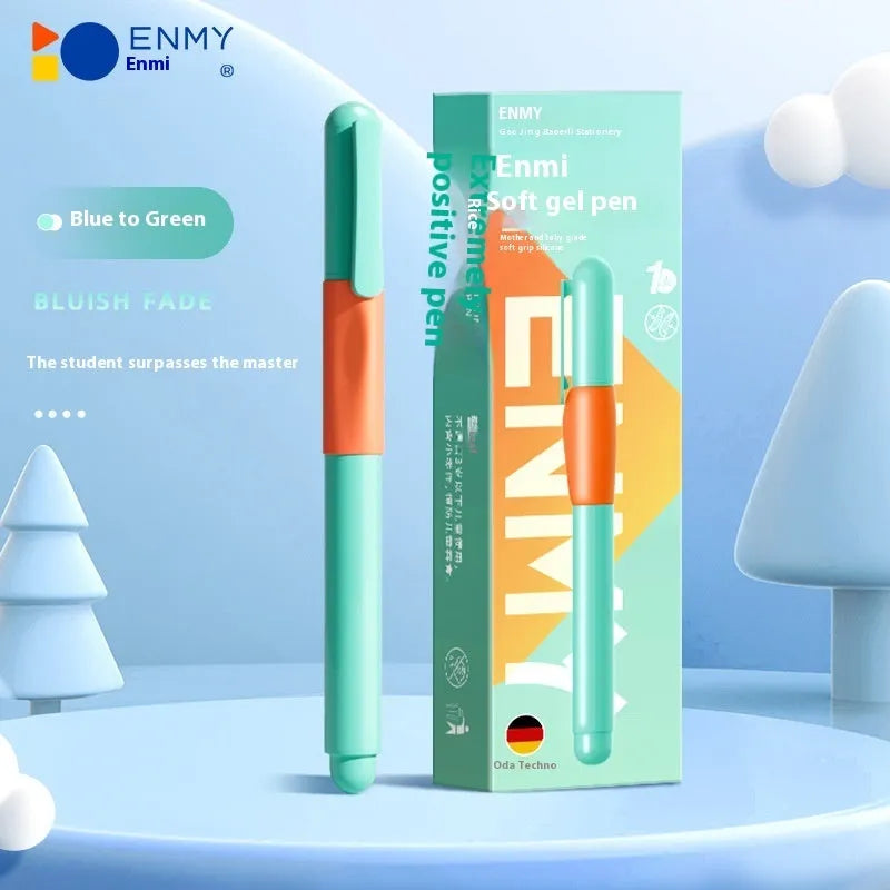 Student posture correction pen in choice of four colours with plastic shell and boxed packaging