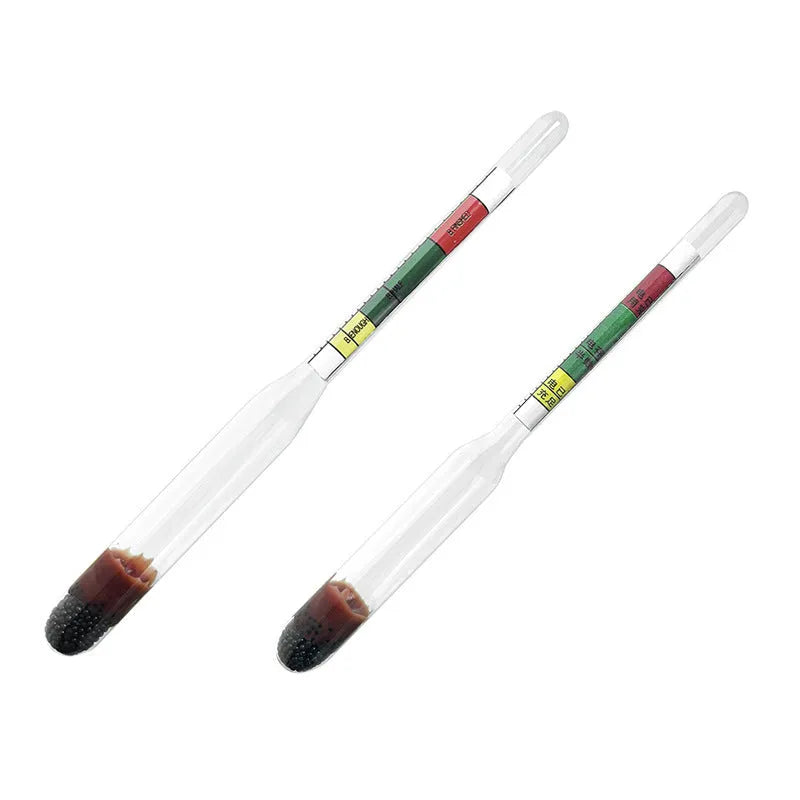 330mm red and black glass electrohydraulic hydrometer for automobile battery electrolyte density measurement
