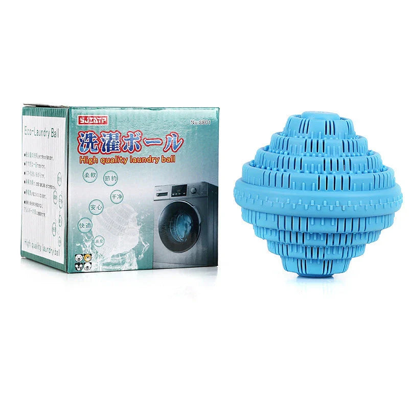 Reusable eco-friendly laundry balls made of TPR material with ceramic microspheres for effective, detergent-free washing