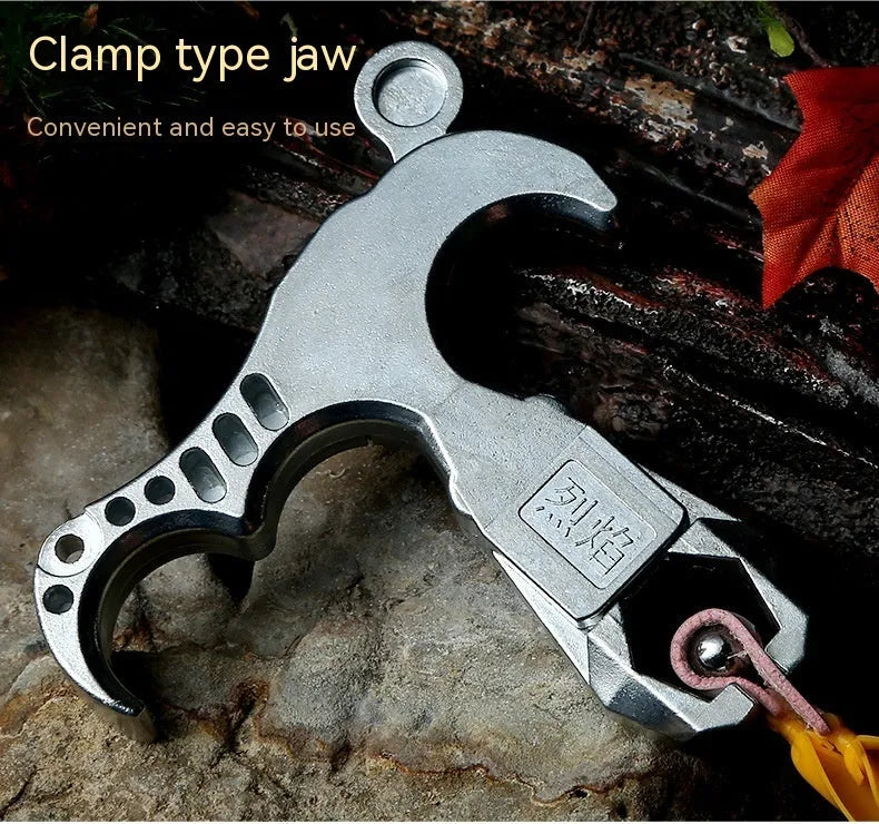 Zinc alloy two-axis archery and harpoon fishing release aid with clip
