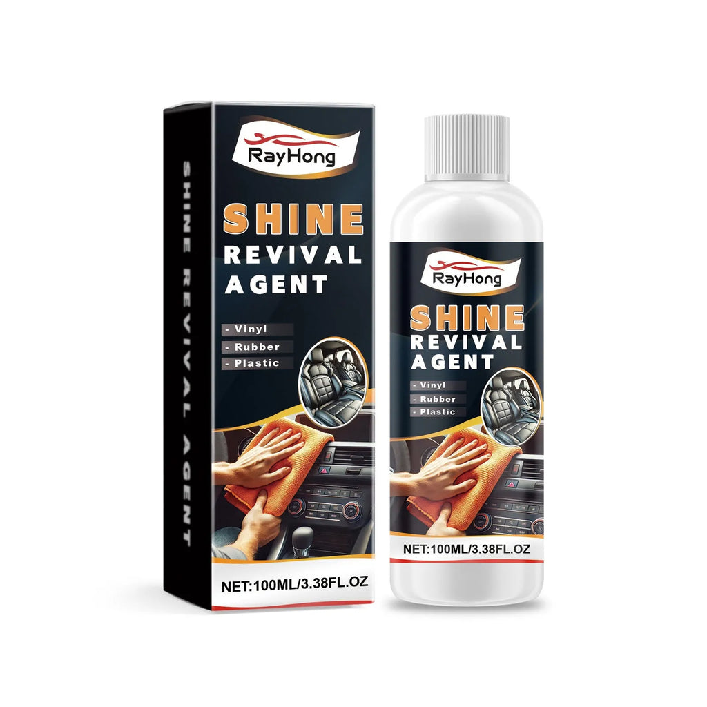 100ml car plastic renovation agent bottle with cleaning and decontamination formula