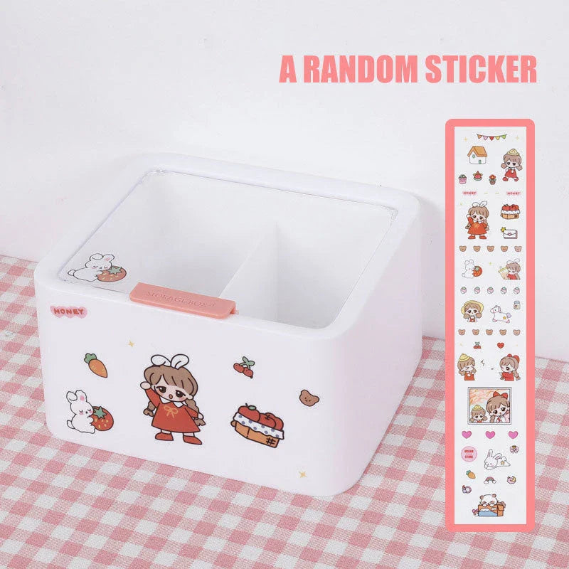 Decorative wall shelf for make-up storage in Nordic colours