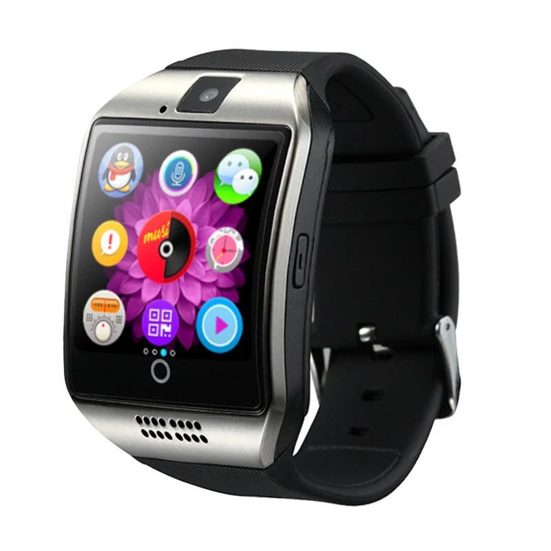 Bluetooth smart watch for men with touch screen and camera in various colors