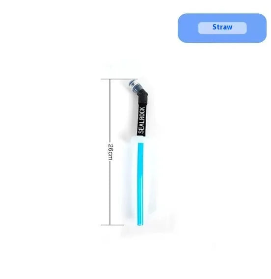 Plastic portable straw for mountain climbing and biking with suction tube