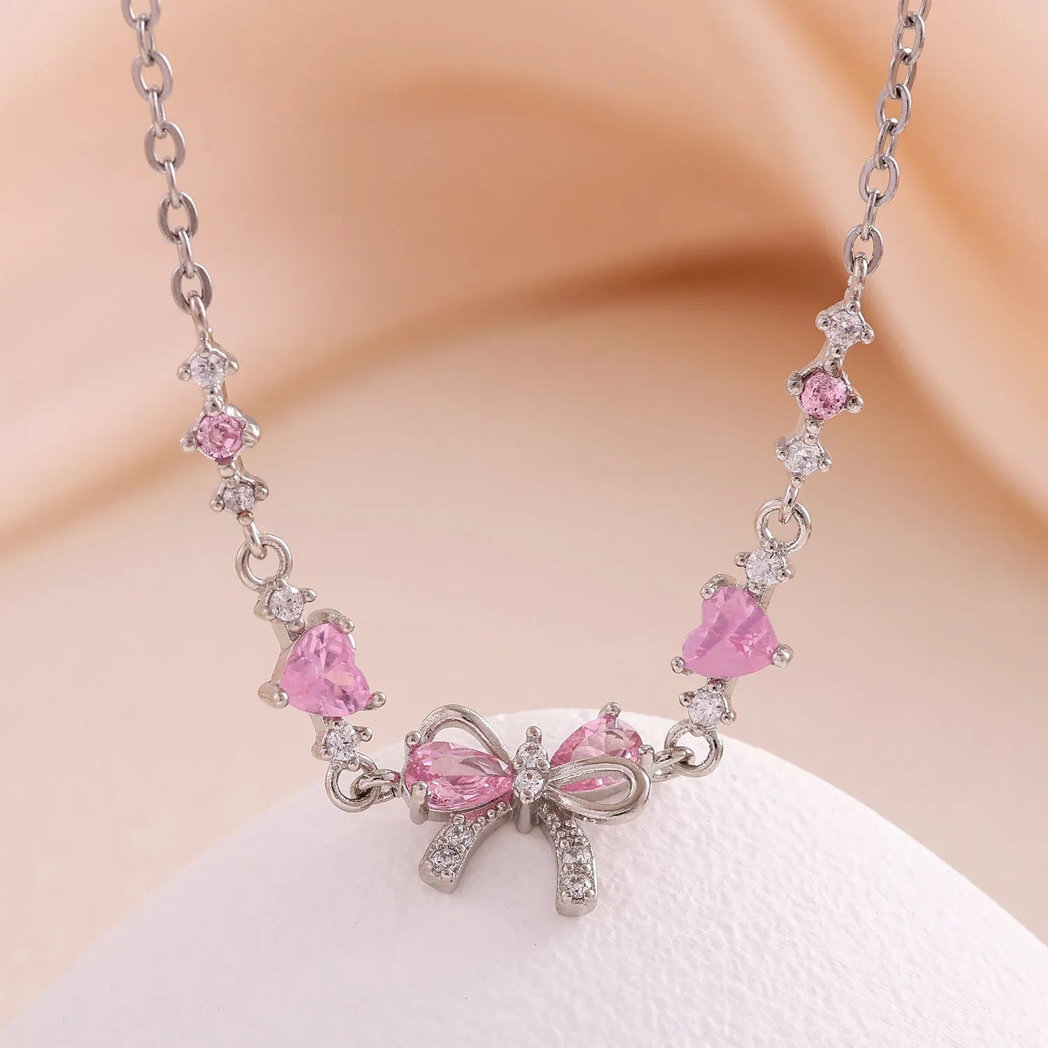 18K gold plated heart shaped butterfly zircon bracelet for women in gold finish