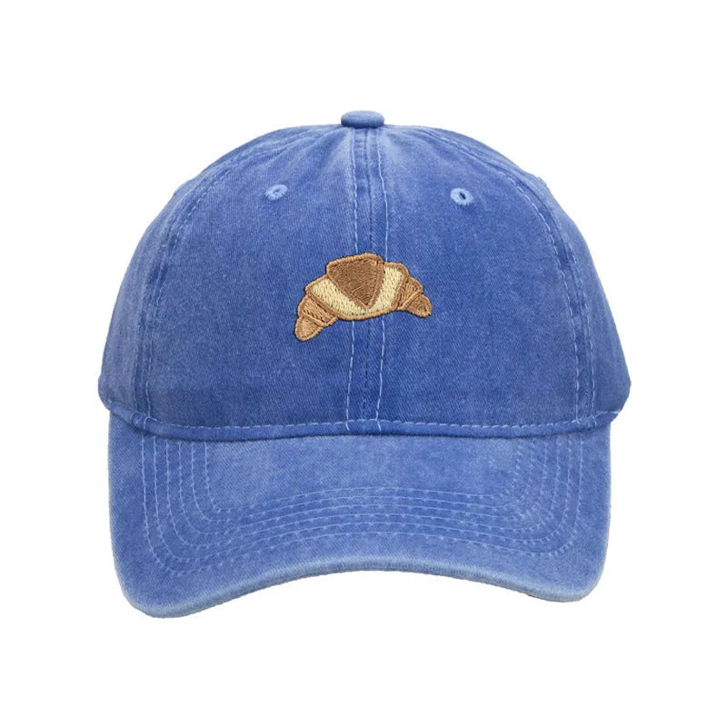 Washed cotton adjustable baseball cap in dome crown style for men and women outdoor leisure