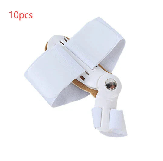 Hallux Valgus Corrector Plastic Toe Sleeves with adjustable straps for bunion relief and toe alignment