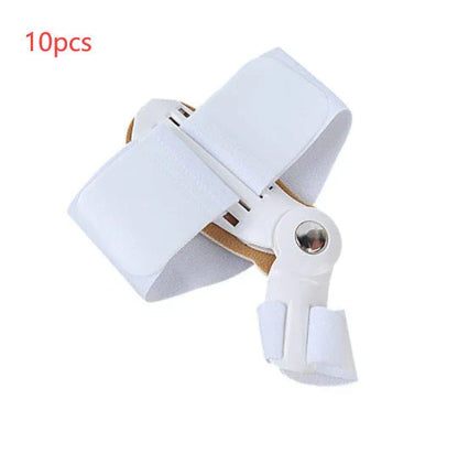 Hallux Valgus Corrector Plastic Toe Sleeves with adjustable straps for bunion relief and toe alignment