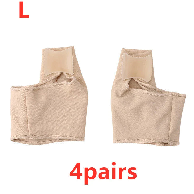 Corrective socks with gel toe separator for bunion pain relief and toe realignment