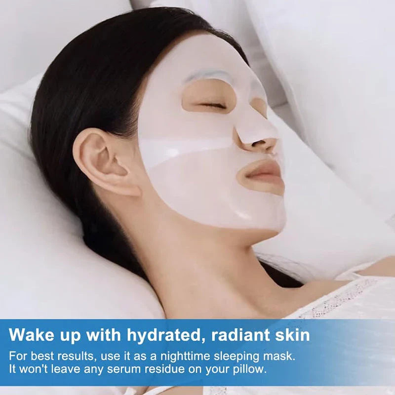 Revitalizing collagen face mask for hydration, wrinkle reduction, and skin brightening