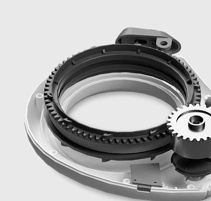 LED night lighting retractable dog leash in white and green options