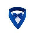 Adjustable triangle bib scarf for a dog, shown in a solid colour with a buckle fastening.