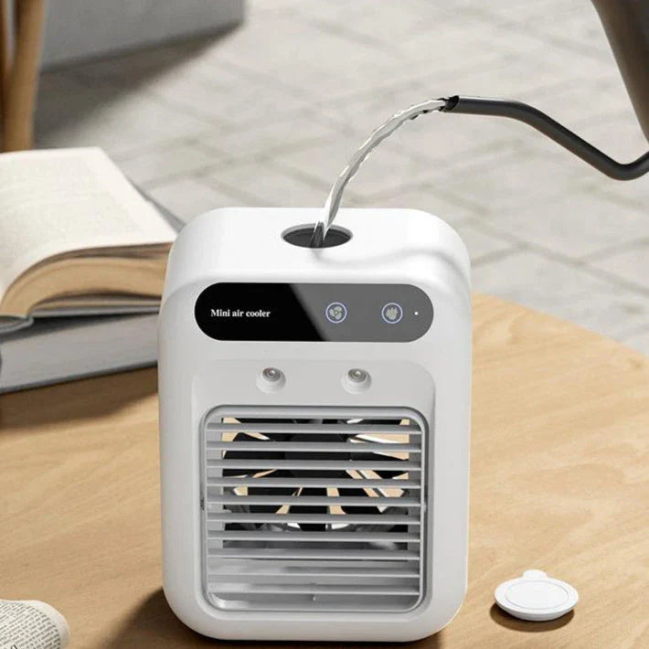 Portable USB-Powered Evaporative Air Cooler Fan with Water Cooling