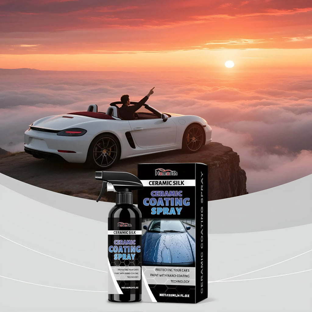 120ml ceramic coating protective spray with anti-fading and gloss maintenance properties