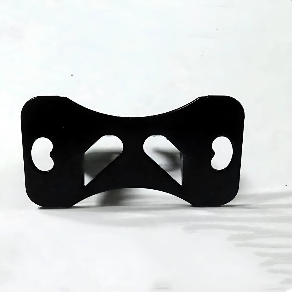 Black universal adjustable angle metal car camera holder with mounting screws