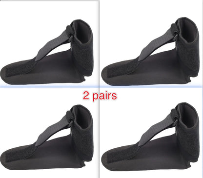 Adjustable ankle support orthosis for rehabilitation and sports, available in sizes S, M, L.