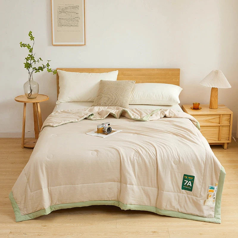Antibacterial Raw Cotton Summer Cool Quilt in various sizes and colours