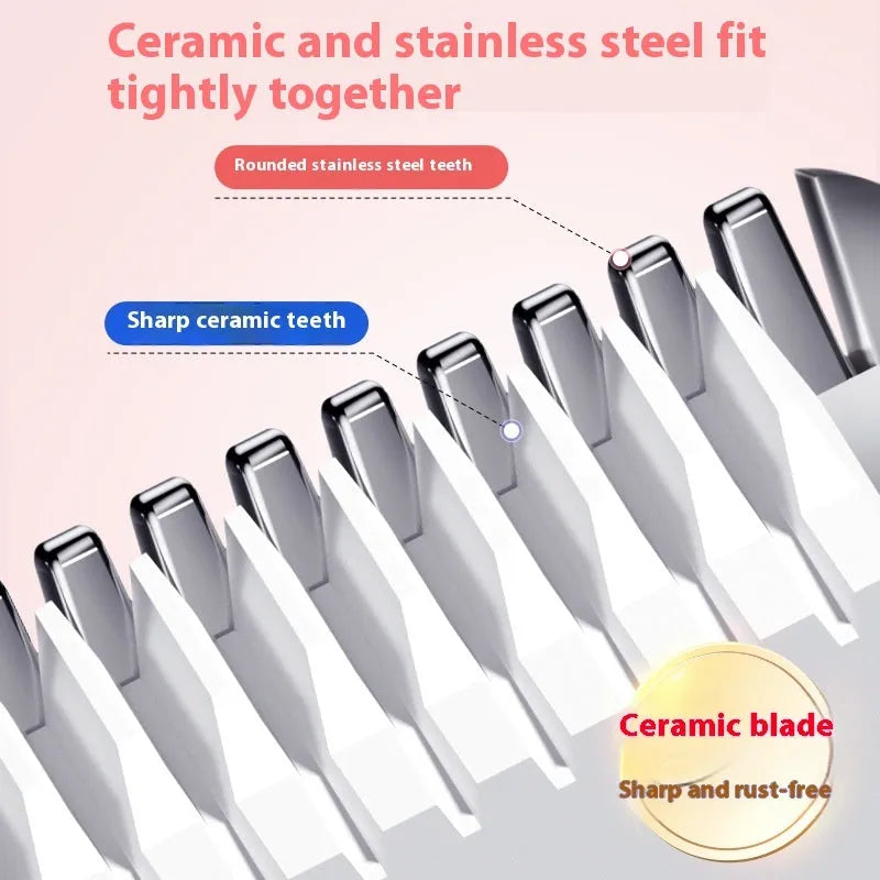 Hair removal device with digital display, USB rechargeable, removable cutter head, rose gold colour