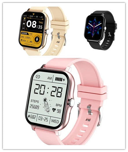Y13 Smart Watch featuring heart rate monitoring and Bluetooth call compatibility in various colours