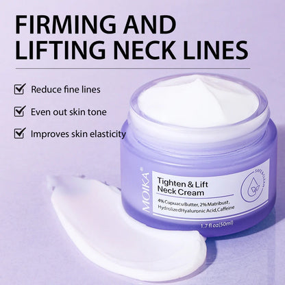 Neck Firming Cream for wrinkle reduction and skin tightening, 50g jar