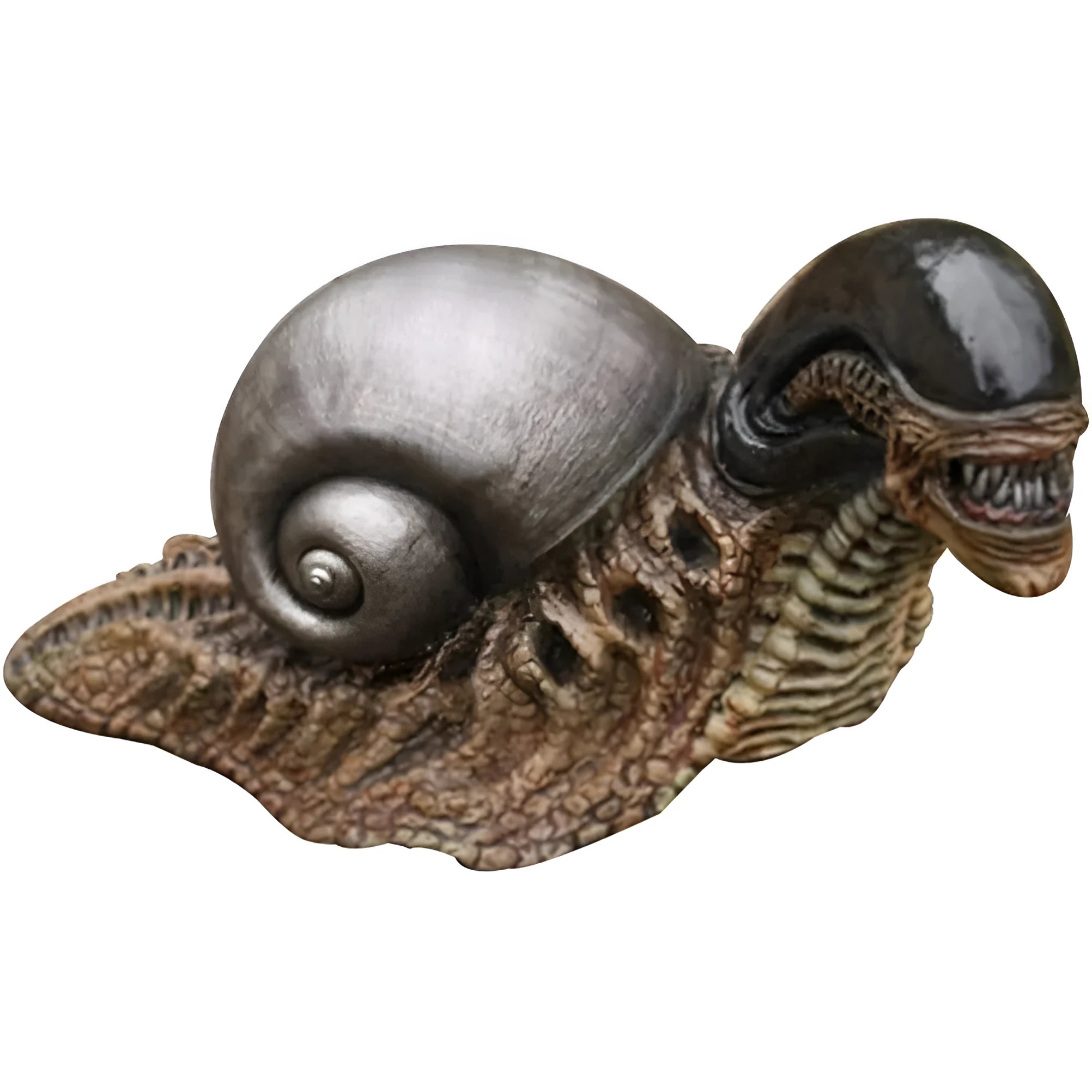 Modern minimalist snail sculpture crafted from solid resin for garden and indoor decoration