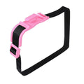 Universal car safety belt adjuster for pregnant women shown in black, green, pink, and white colour options.