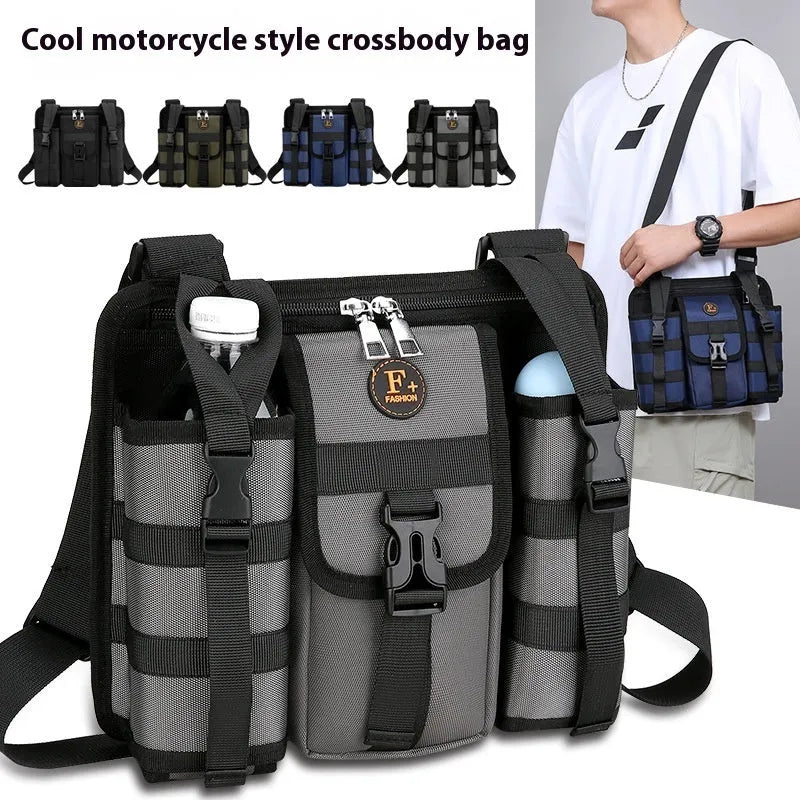 Oxford cloth leisure shoulder bag in four colours with waterproof lining