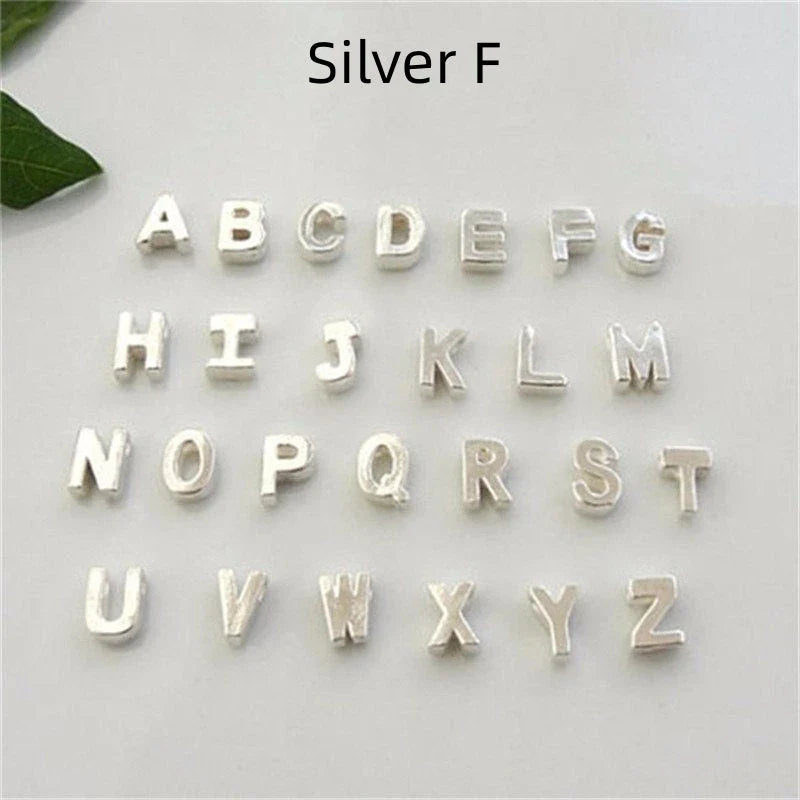 Peach Heart Shaped Letter Necklace in gold and silver finishes with alloy pendant