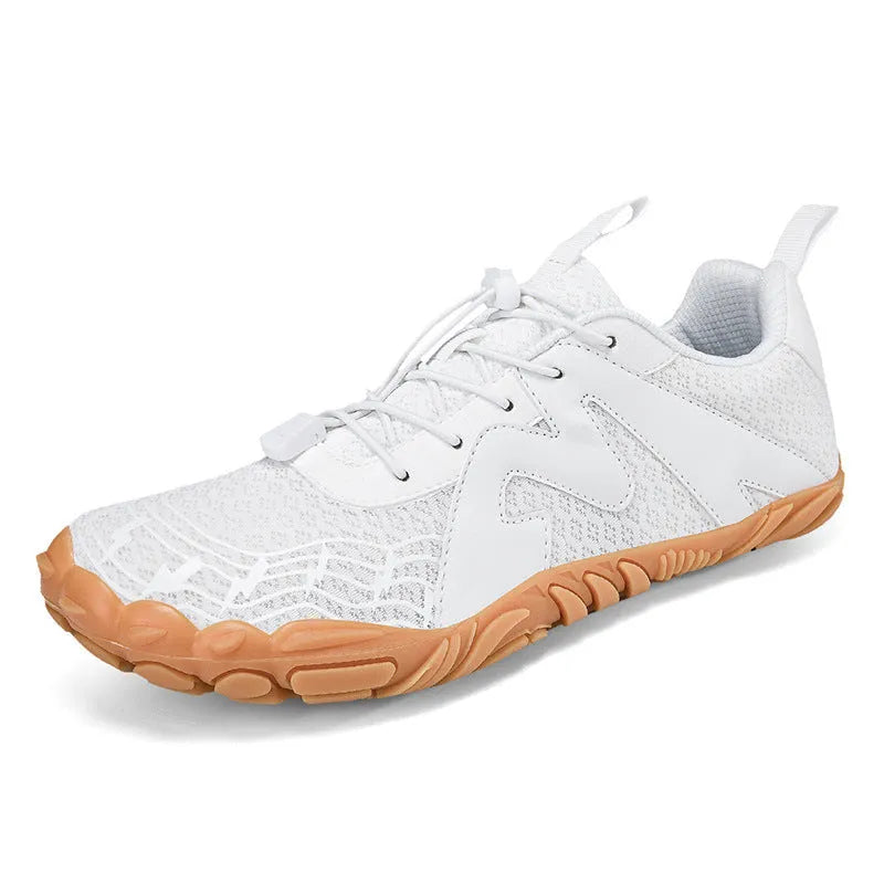 Couple sports climbing shoes with Flyknit lining and rubber sole in multiple colour options