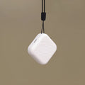 Mini ABS anion air purifier in black, 47x47x17mm, with USB cable and negative ion output for smoke odour reduction
