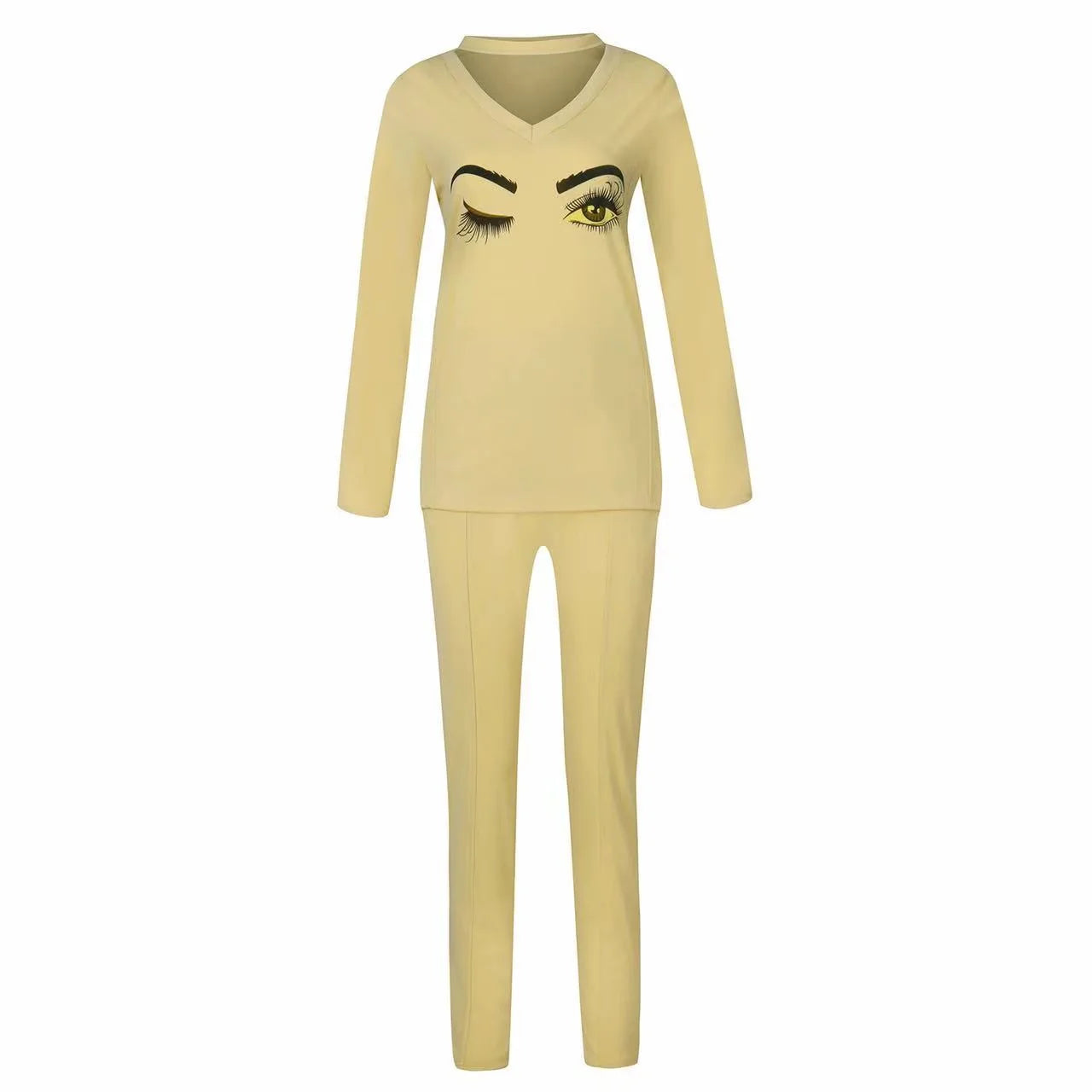 Women's beaded slanted shoulder casual suit in black, white, or yellow