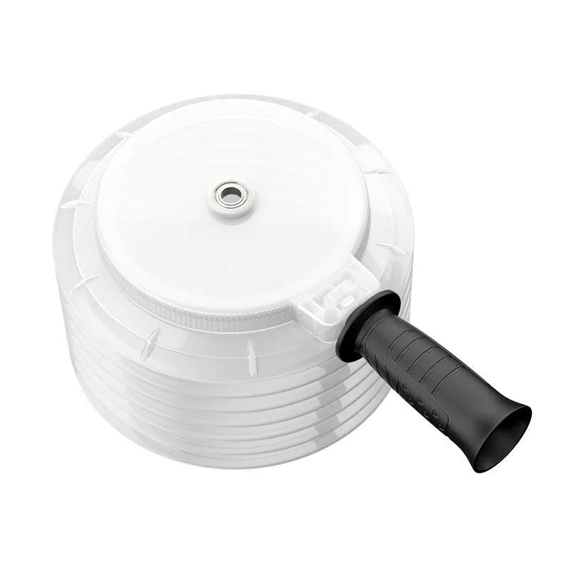 Rubber dust cover for electric hammer drill, 135mm size without handle on white background