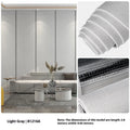 Linen self-adhesive waterproof seamless wall cloth in beige for whole house modern minimalist interior
