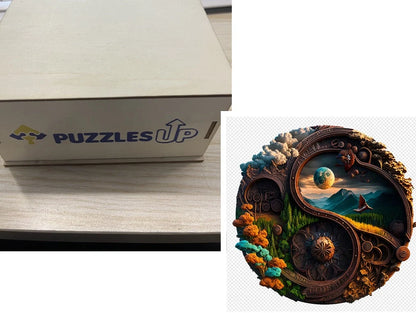 Animal Puzzle Puzzlesup A3 Size With The Box - Detailed wooden puzzle for creative minds