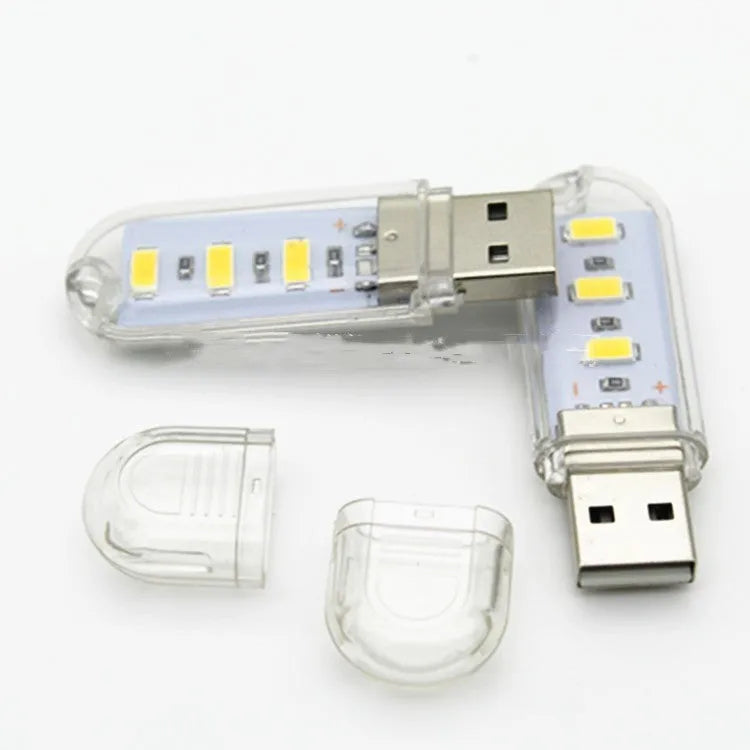 Mini USB outdoor camping night light 59mm 18mm 9mm compact white warm white modern design