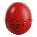 Bite-resistant TPR dog slow feeder in dinosaur egg shape available in five colours