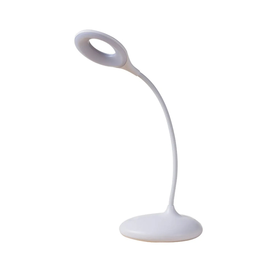 Creative shadowless desk lamp with clip, blue plastic body, USB cable, low voltage, for machine tool and reading