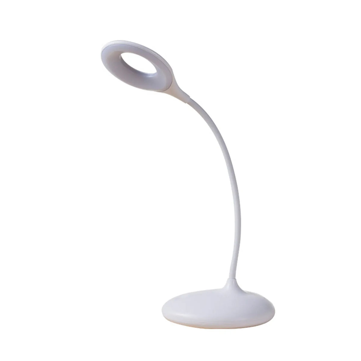 Creative shadowless desk lamp with clip, blue plastic body, USB cable, low voltage, for machine tool and reading