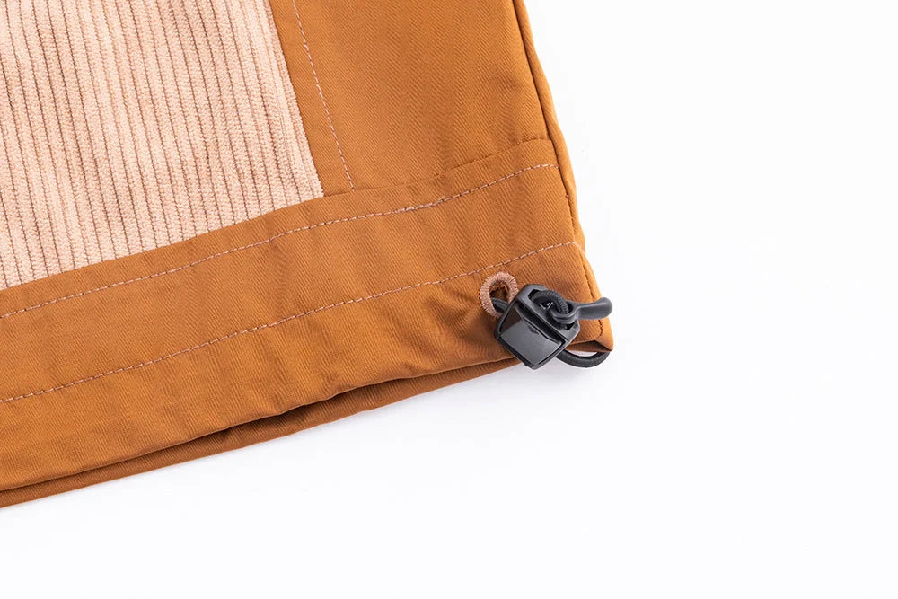 Men's outdoor assault suit in coffee color, rainproof and windproof, sizes S to 2XL