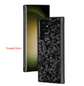 Samsung Galaxy S25 forged carbon fibre style phone case in red, gold, purple, blue, green, grain or 3K twill