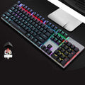 AOC GK410 full-size mechanical keyboard with metal case and backlit keys