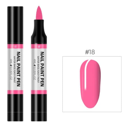 24-colour nail polish painting pen set for 3D nail art designs