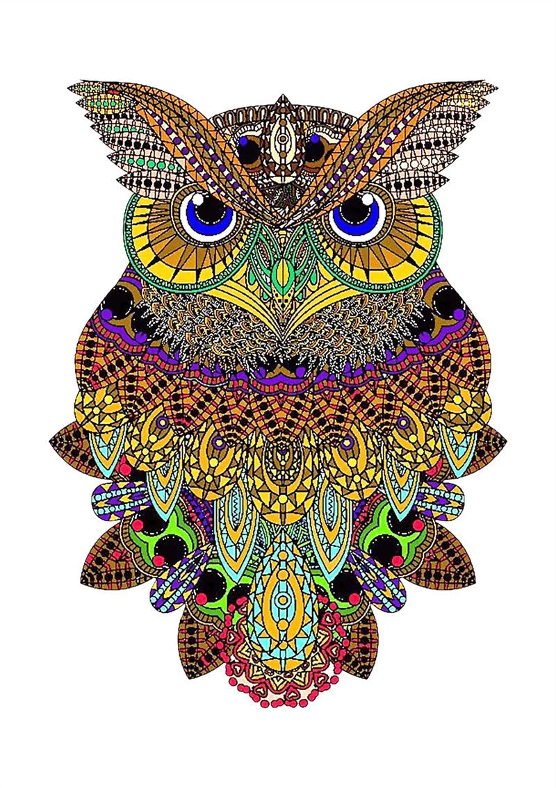 Colourful animal-shaped wooden jigsaw puzzles for children, educational and fun