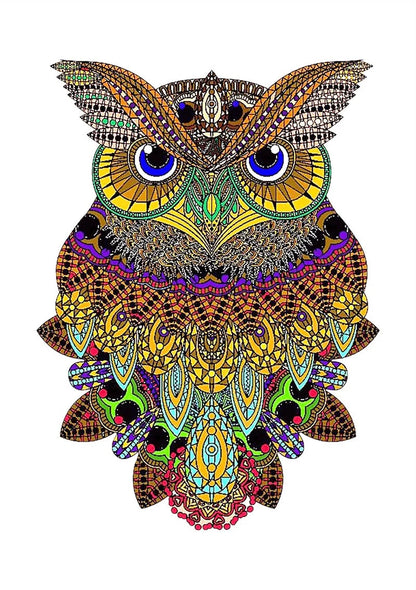 Colourful animal-shaped wooden jigsaw puzzles for children, educational and fun