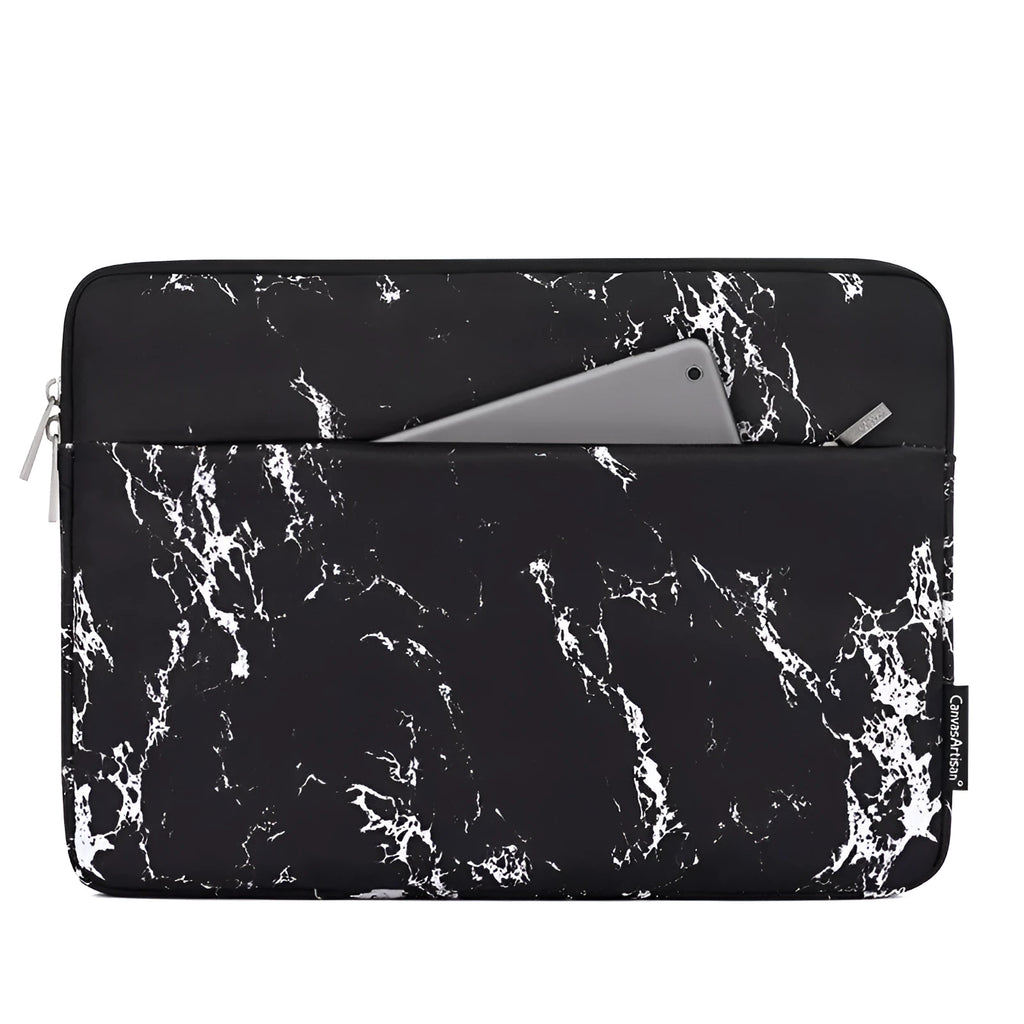 Digital printing laptop case liner bag in polyester fibre – waterproof sleeve for 13 inch laptop, black