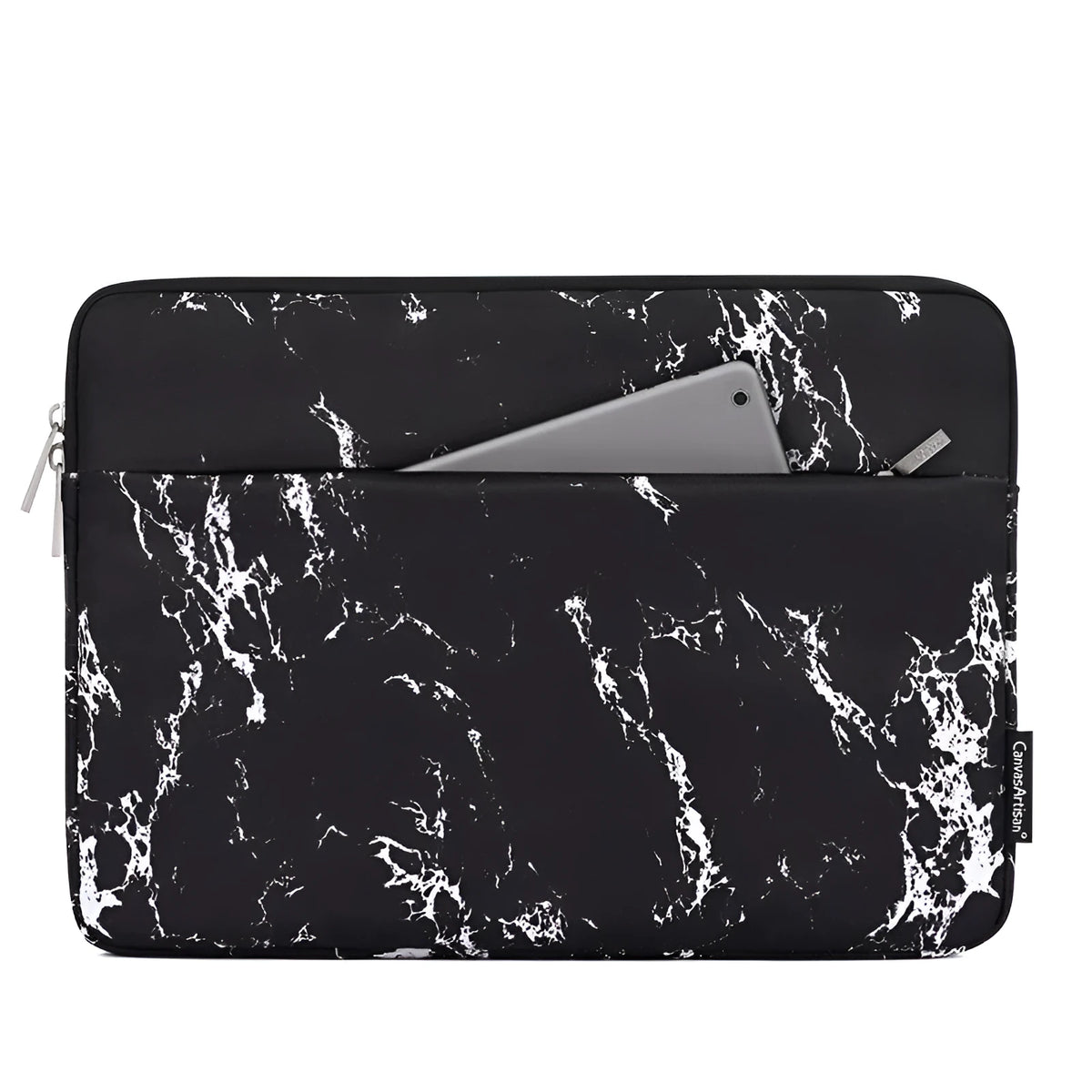 Digital printing laptop case liner bag in polyester fibre – waterproof sleeve for 13 inch laptop, black