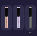 Wireless straight comb with anion technology in rose gold colour for portable hair styling